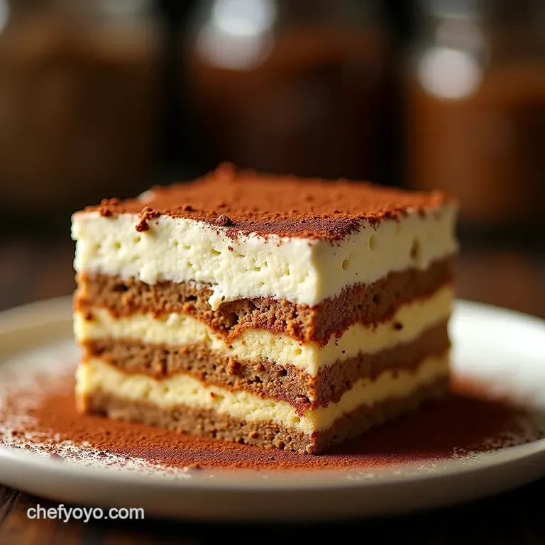 The Nonnos Secret Classic Italian Tiramisu Layers of Coffee Perfection presentation