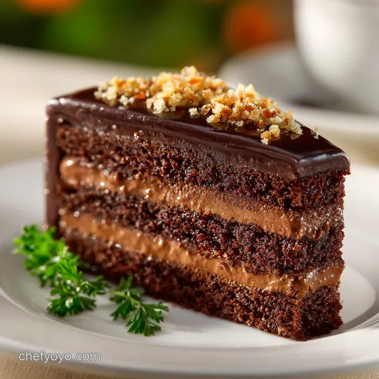 Nutella Chocolate Cake: the Ultimate Chocolate Fudge Swirl Recipe presentation