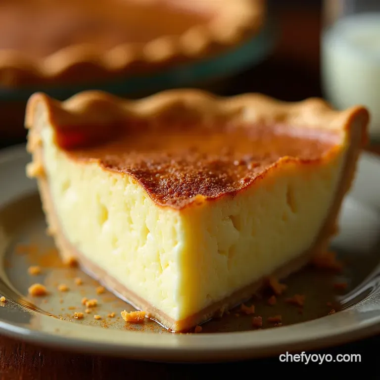 Oldfashioned Buttermilk Pie a Taste of Southern Comfort presentation