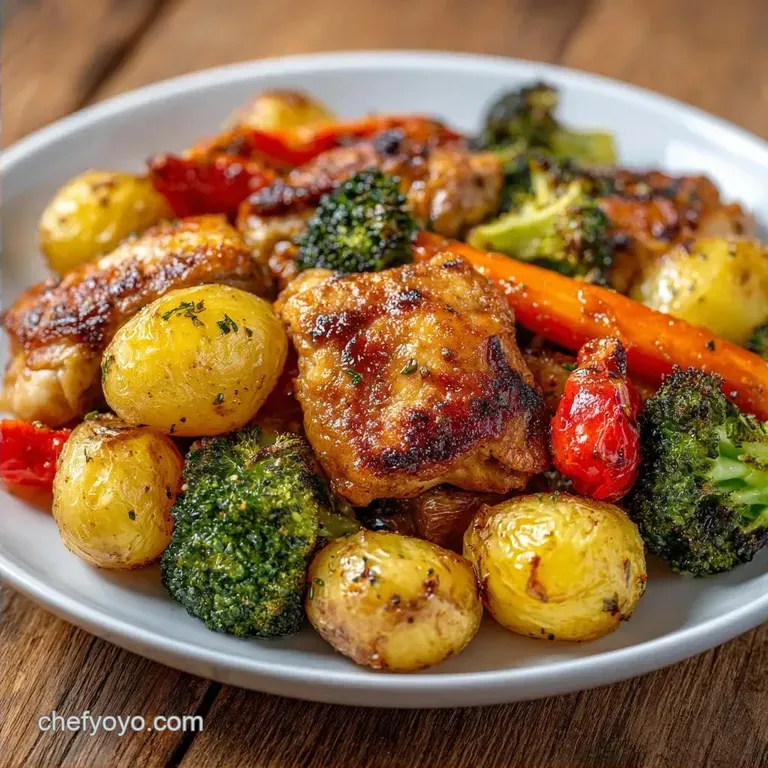 One Pan Chicken Thighs: Crispy and Savory