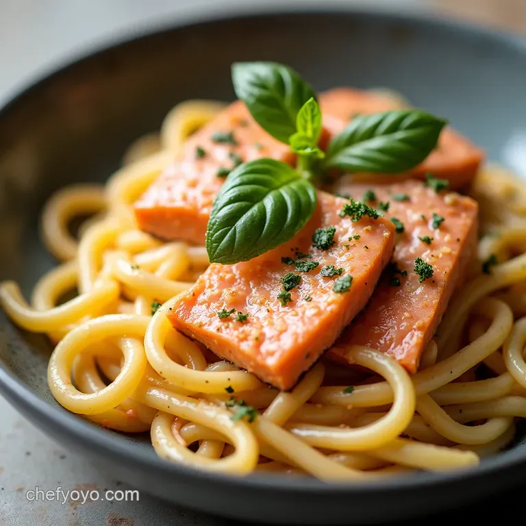 OnePot Dream Speedy Silky Creamy Salmon Linguine