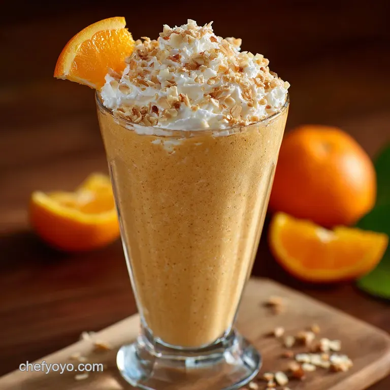 Orange Creamsicle Smoothie the Easiest 5Minute Highprotein Treat presentation