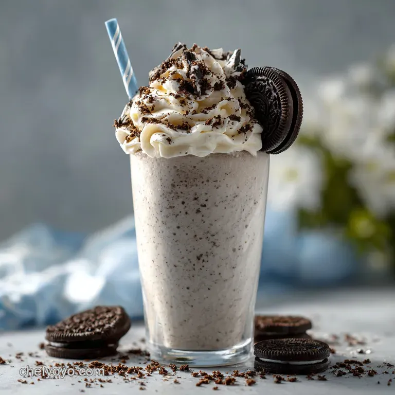 Oreo Milkshake: Velvety & Decadent