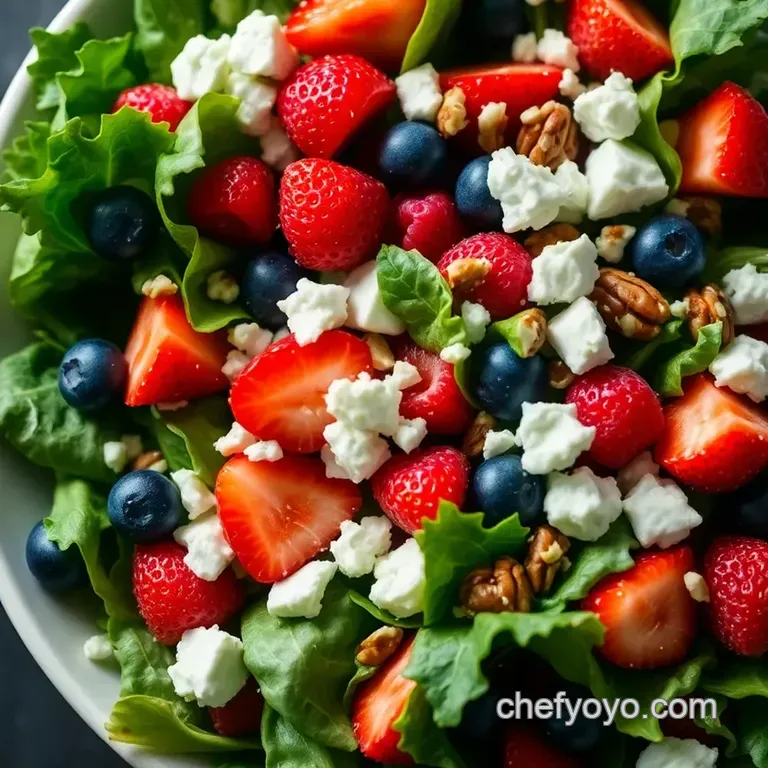 Original Tequilaberry Salad presentation