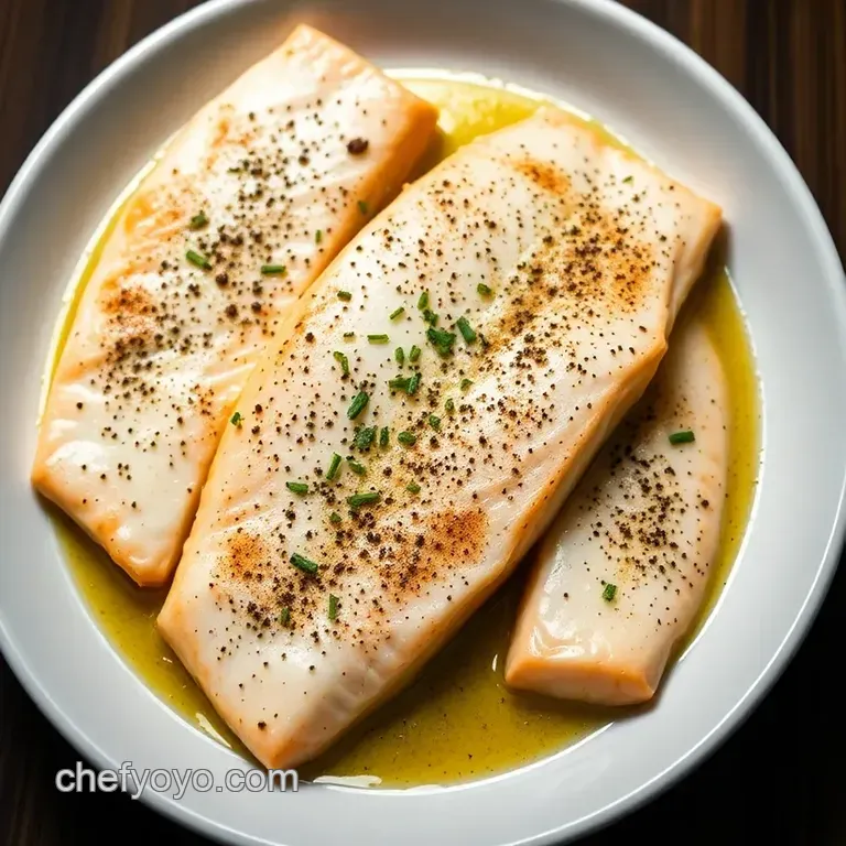 Oven-Baked Fish Delicacy presentation