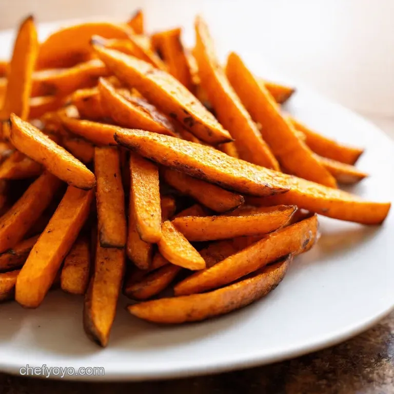 OvenBaked Sweet Potato Fries Crispy Perfection Every Time presentation
