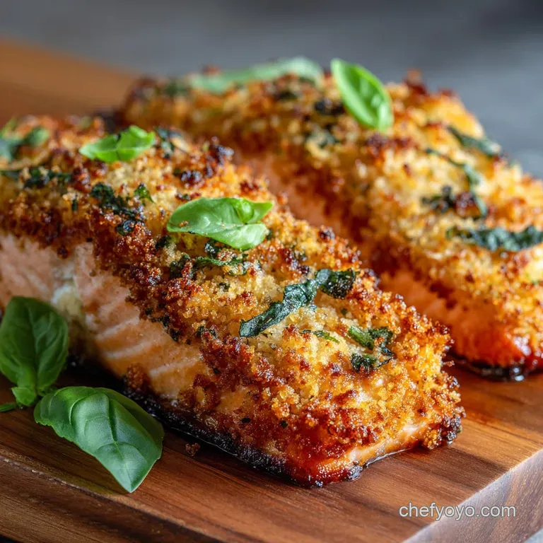 ParmesanBasil Air Fryer Salmon UltraCrispy Ready in 15 Minutes