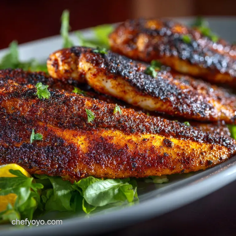 Blackened Catfish: the Official Paul Prudhomme Recipe for Ultra-Crispy Fillets presentation