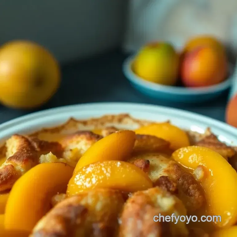 Peach Cobbler Delight: The Easiest Cake Mix Recipe You&#039 ll Love