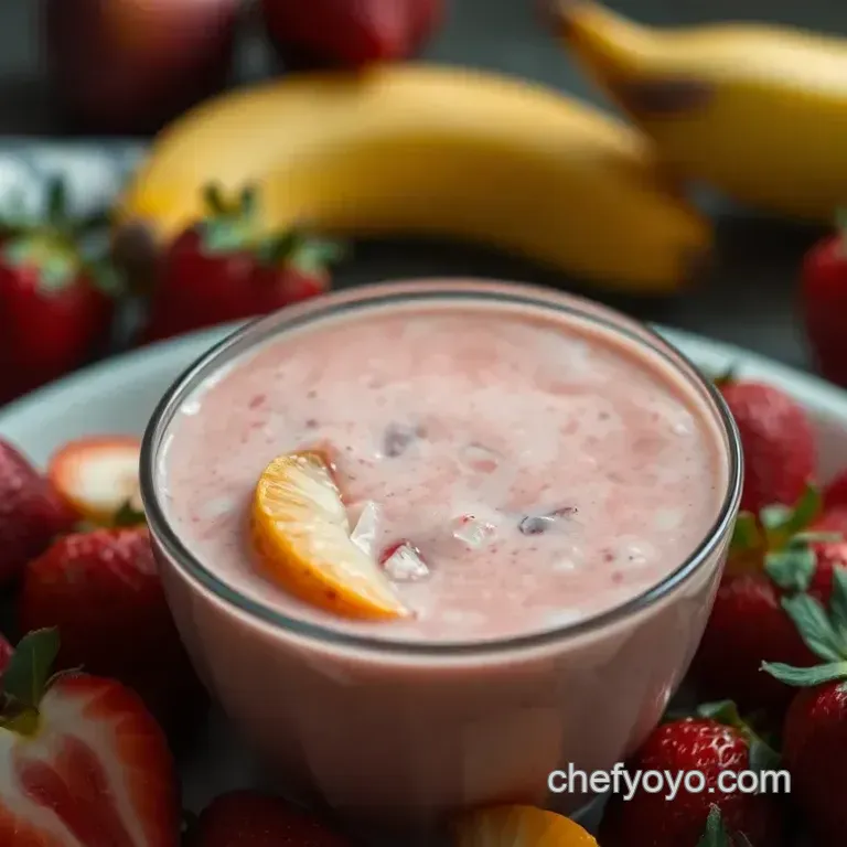 Peach Strawberry Bliss Smoothie