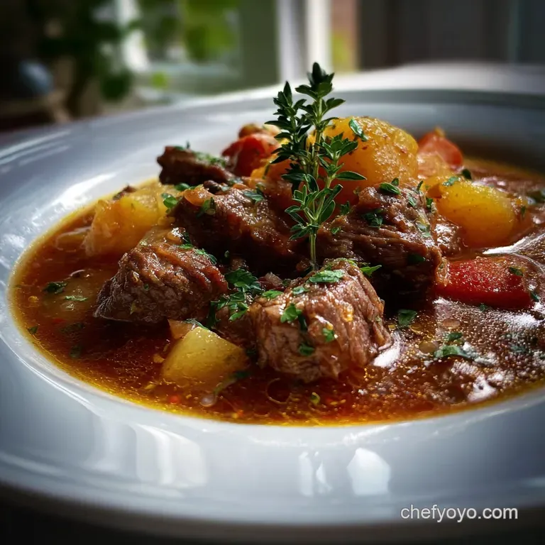 The Best Beef Stew Crockpot: Tender Easy presentation