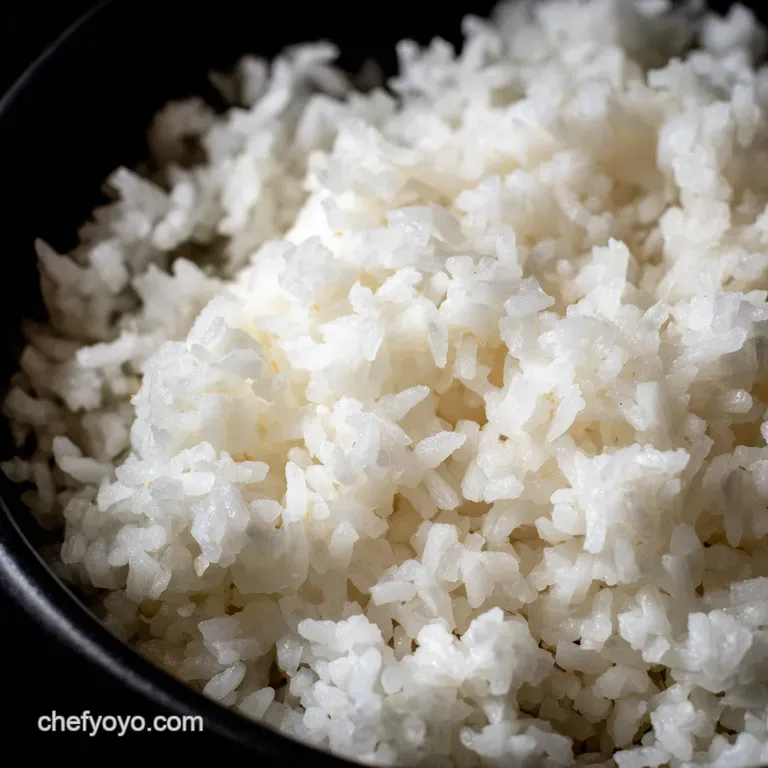 Perfect Fluffy Instant Pot Coconut Rice presentation