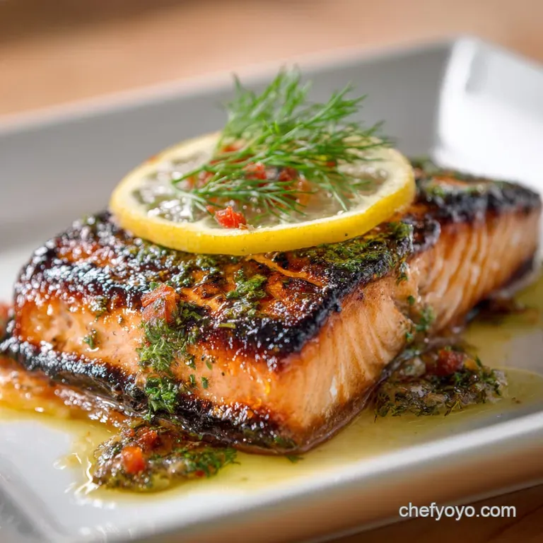 Grilled Salmon: Lemon-Dill with Crispy Skin