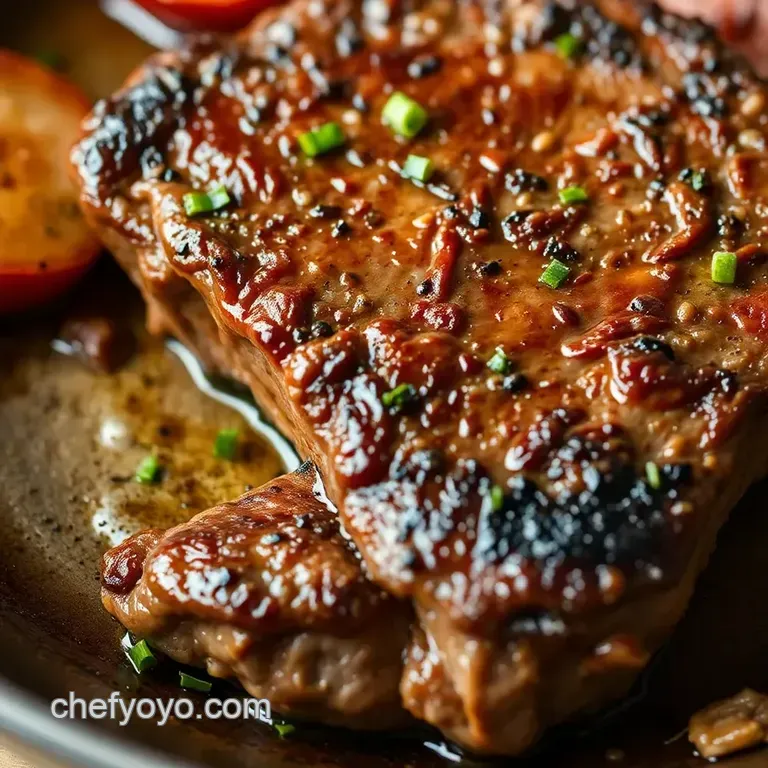 Perfect Pan-Seared Medium Steak presentation