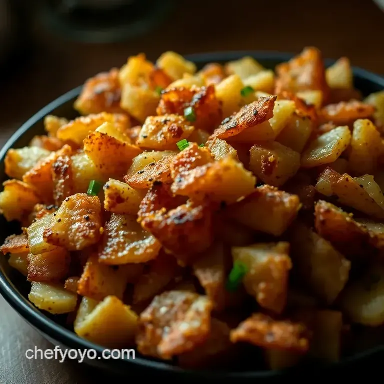 Perfectly Crispy Hash Browns: a Breakfast Delight presentation