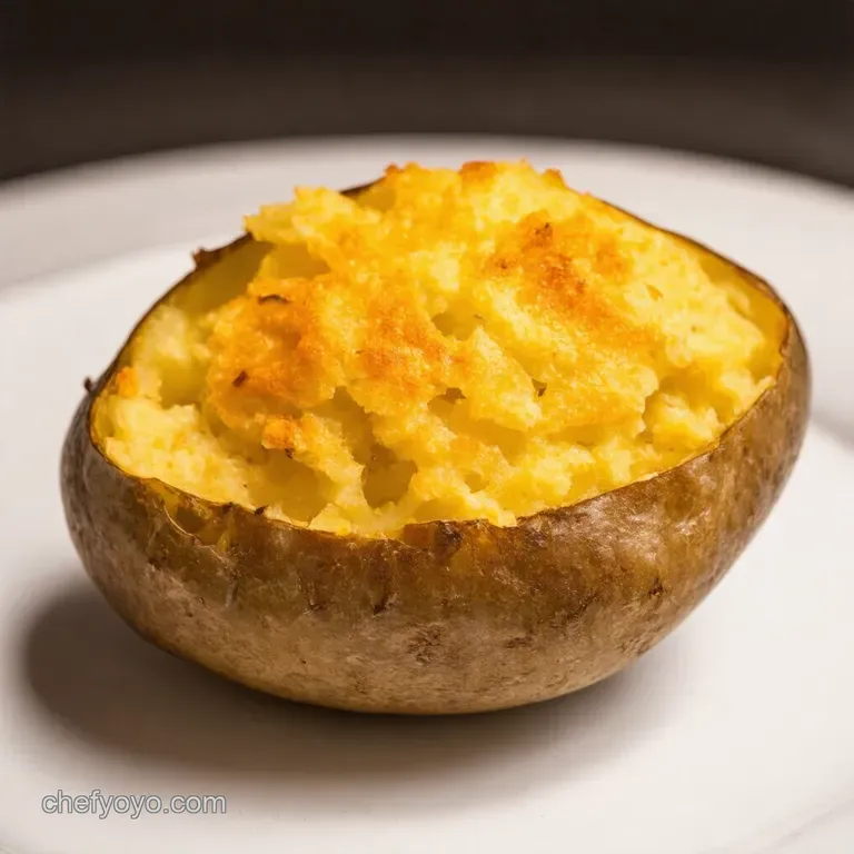 Perfectly Crispy Oven Baked Potatoes presentation
