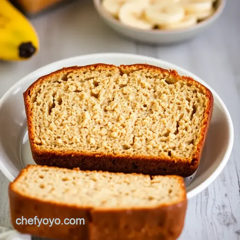 Perfectly Moist Banana Bread with 2 Bananas – A Simple Classic presentation