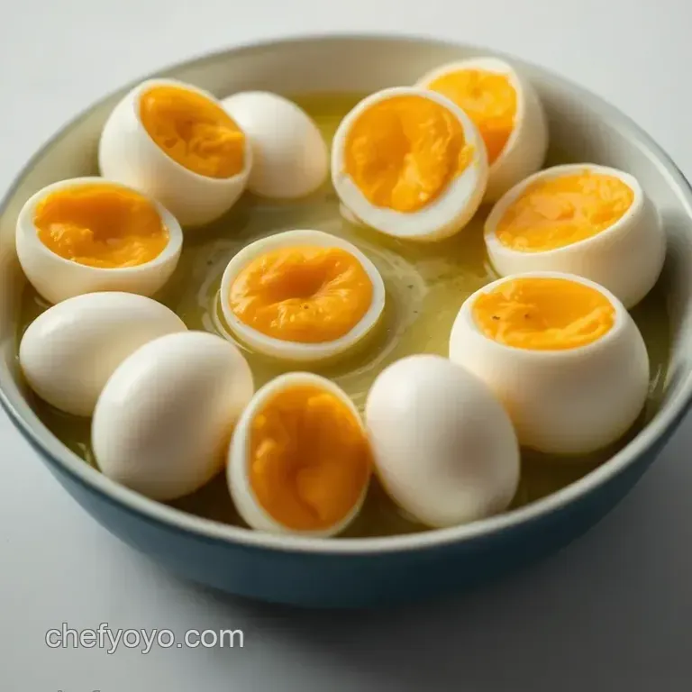 Perfectly Pressure Cooked Eggs presentation