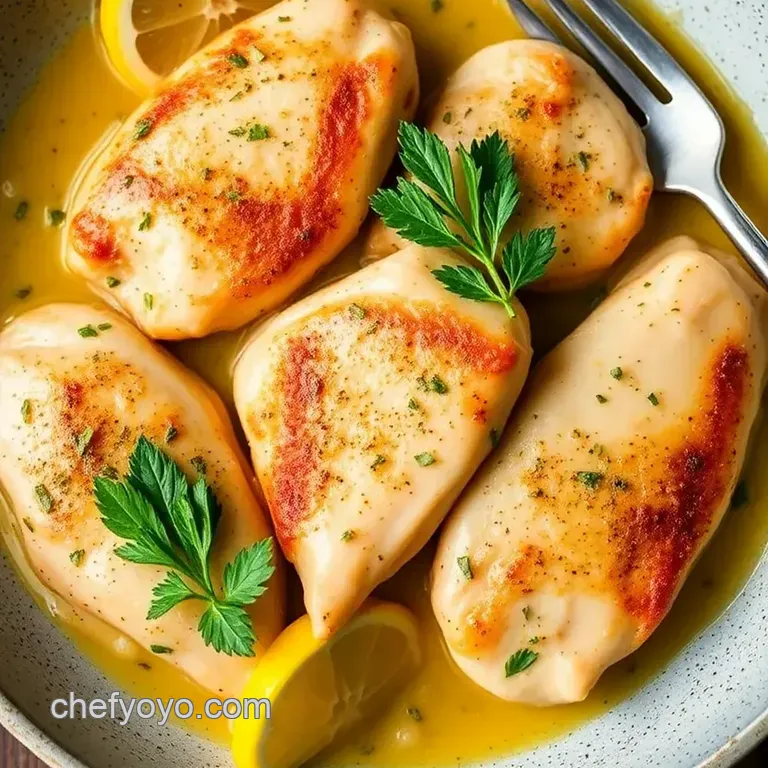 Picatta: 5 Easy Steps to Make Delicious Lemon Herb Chicken! presentation