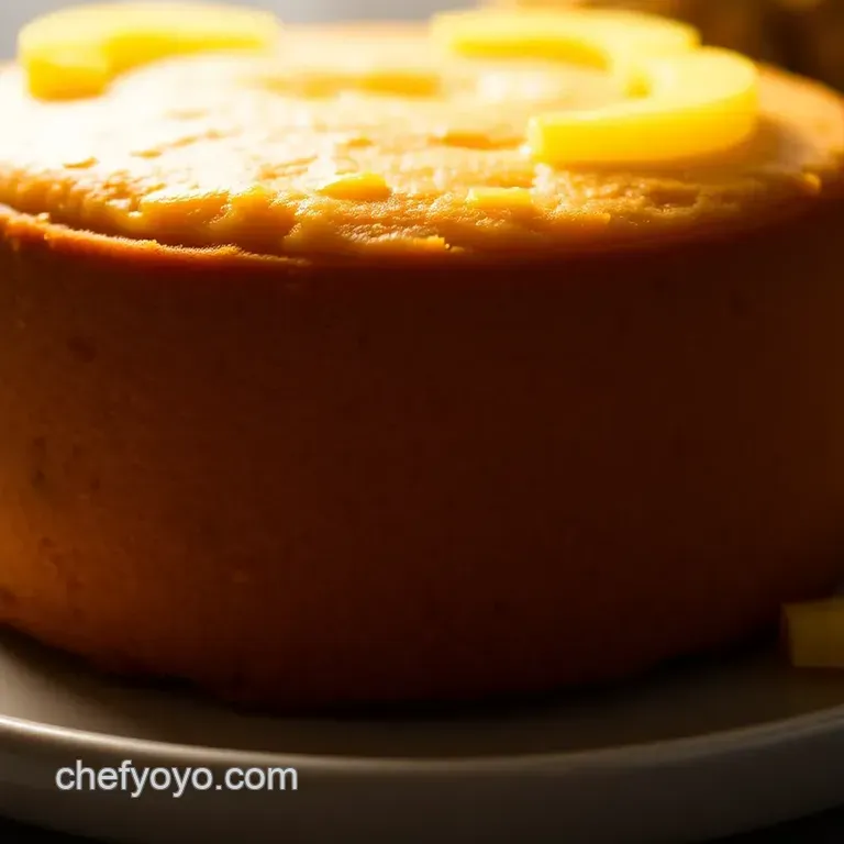 Pineapple Paradise Cake: A Simple and Delicious Delight presentation