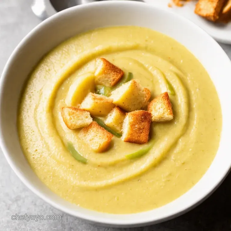 Creamy Potato Leek Soup Crispy Croutons Our Secrets Out
