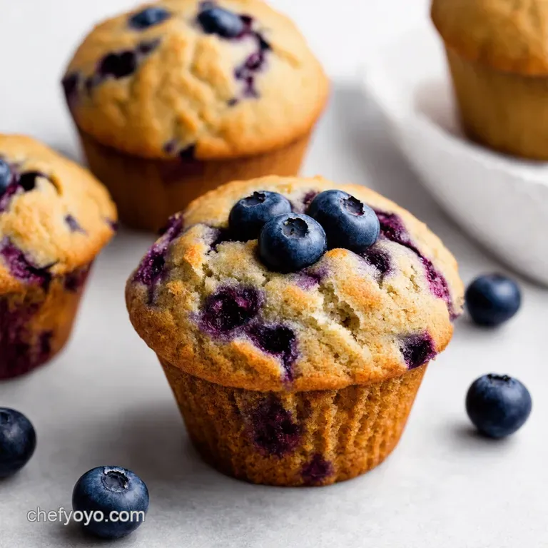 Power Up Your Morning ProteinPacked Blueberry Bliss Muffins