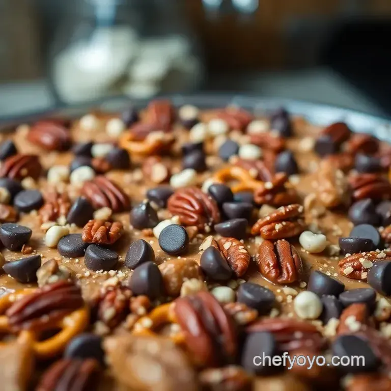 Pretzel Rolo Pecan Treats