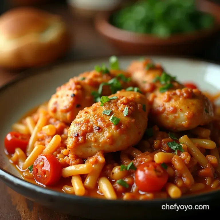 Proper Good Chicken Jambalaya a Taste of the Bayou presentation
