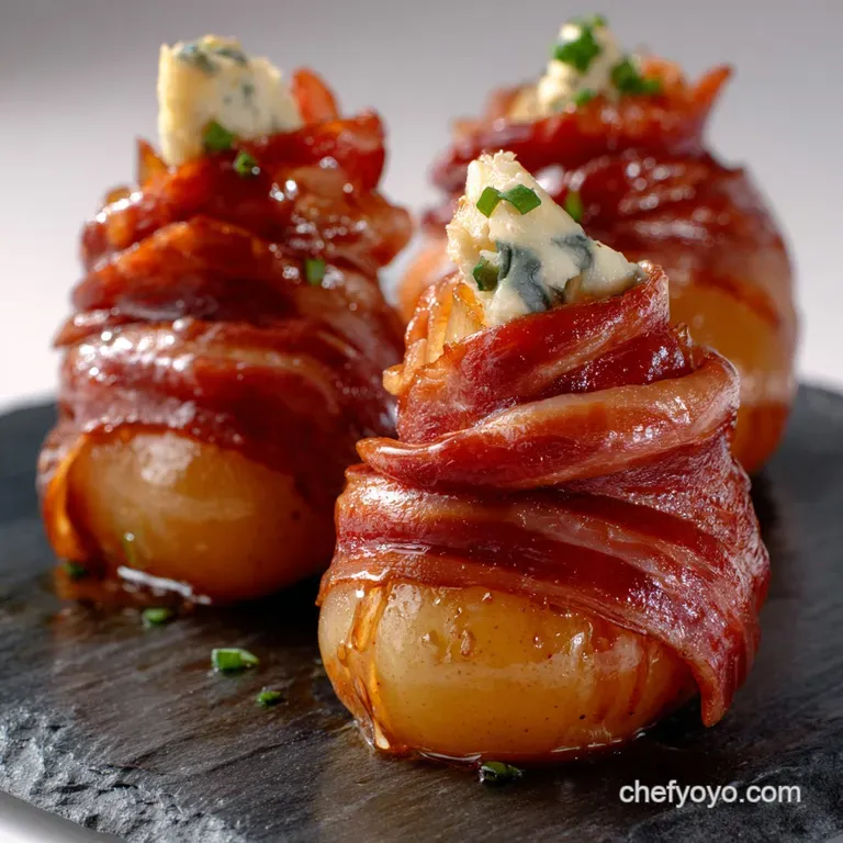 Prosciutto Wrapped Pears with Blue Cheese The Sophisticated NoCook Appetizer
