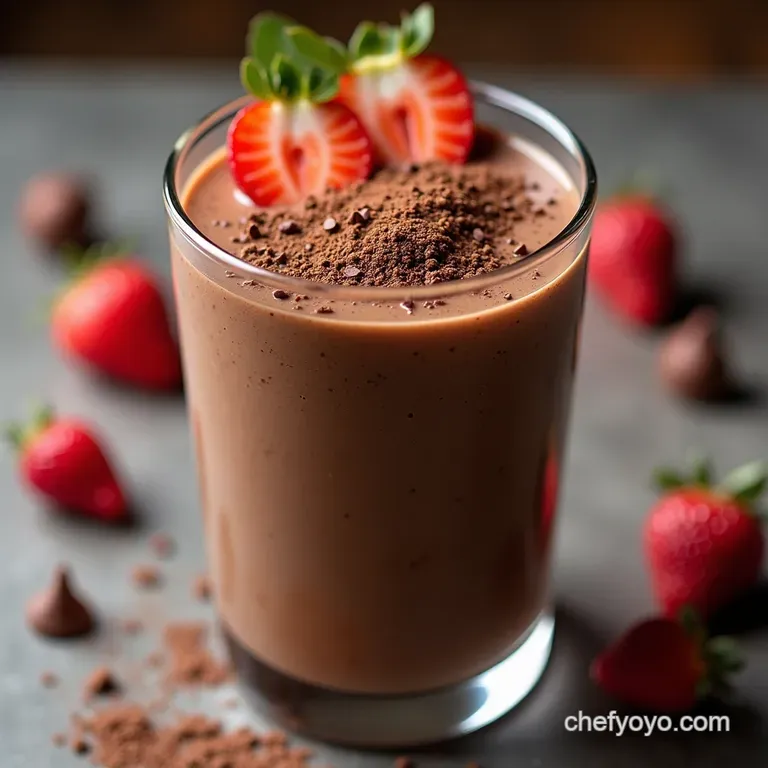 The Decadent Diet Secret HighProtein Chocolate Fudge Smoothie