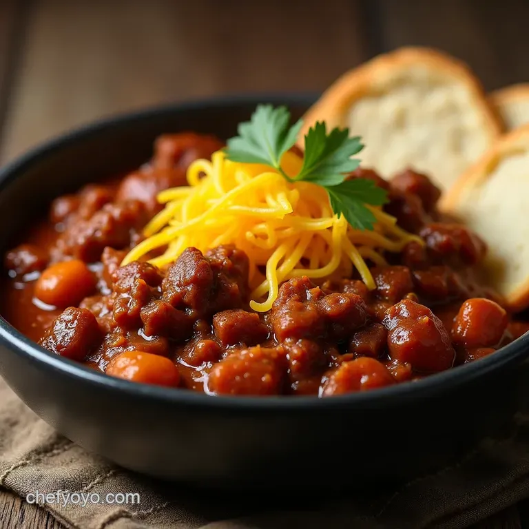 Ground Beef Stovetop Chili Rich Easy Under an Hour