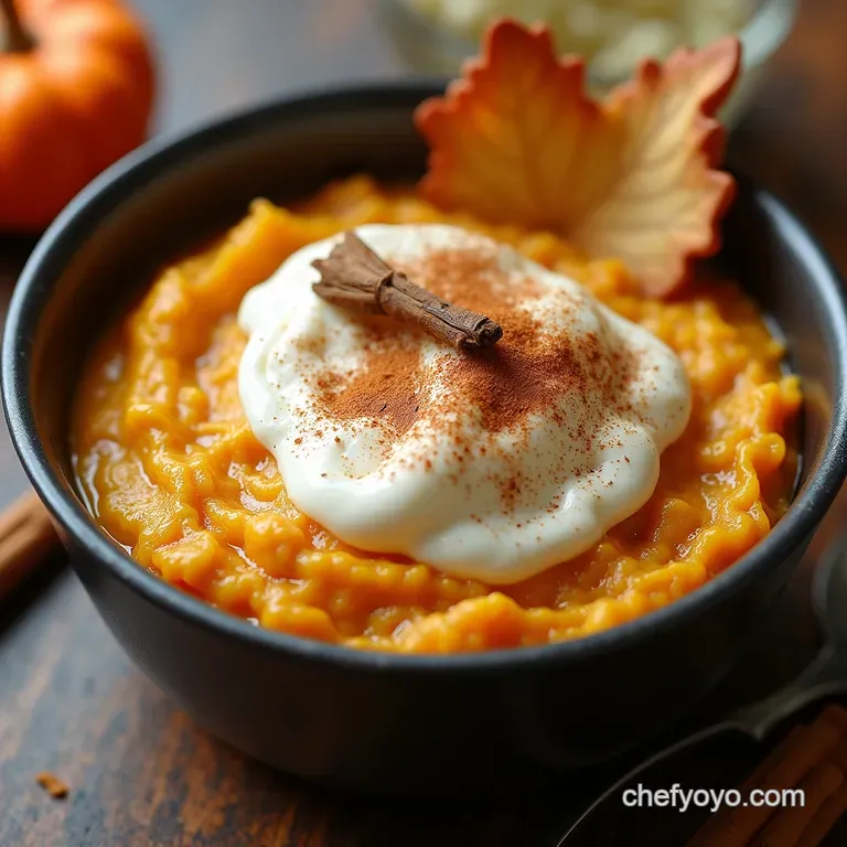 Autumn Hug in a Bowl Spiced Pumpkin Creamy Cottage Cheese Breakfast