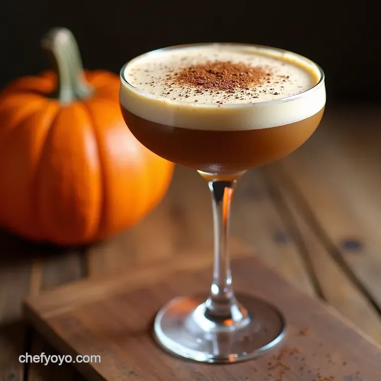 Pumpkin Spice Espresso Martini Autumn in a Glass