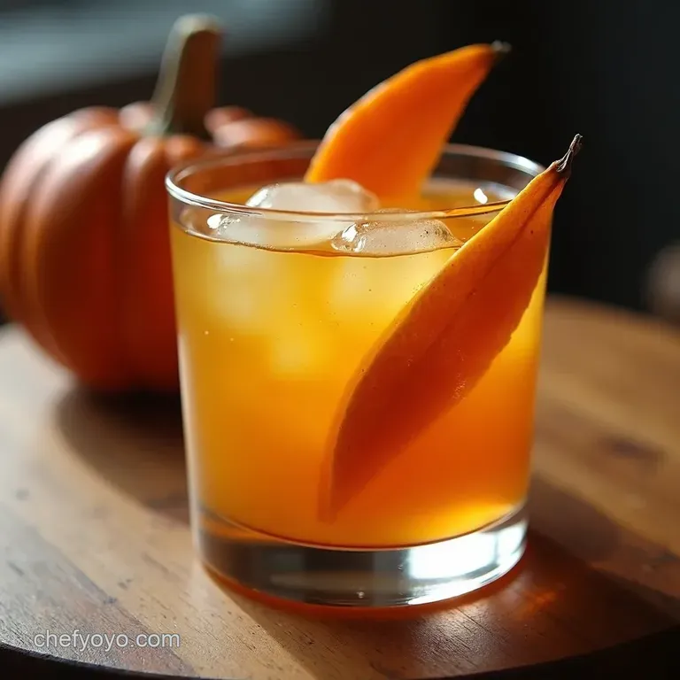 Pumpkin Spice Old Fashioned Autumns Embrace in a Glass