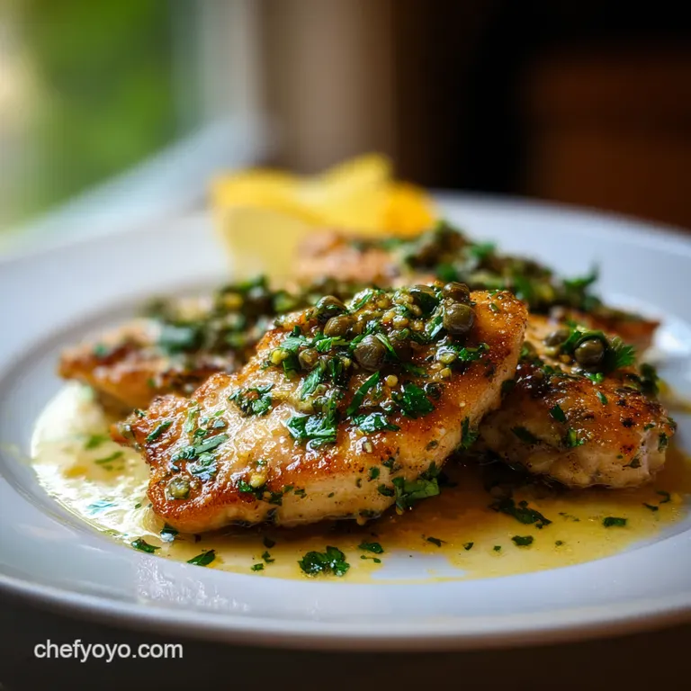 Quick Zesty Chicken Piccata A 25Minute Weeknight Wonder