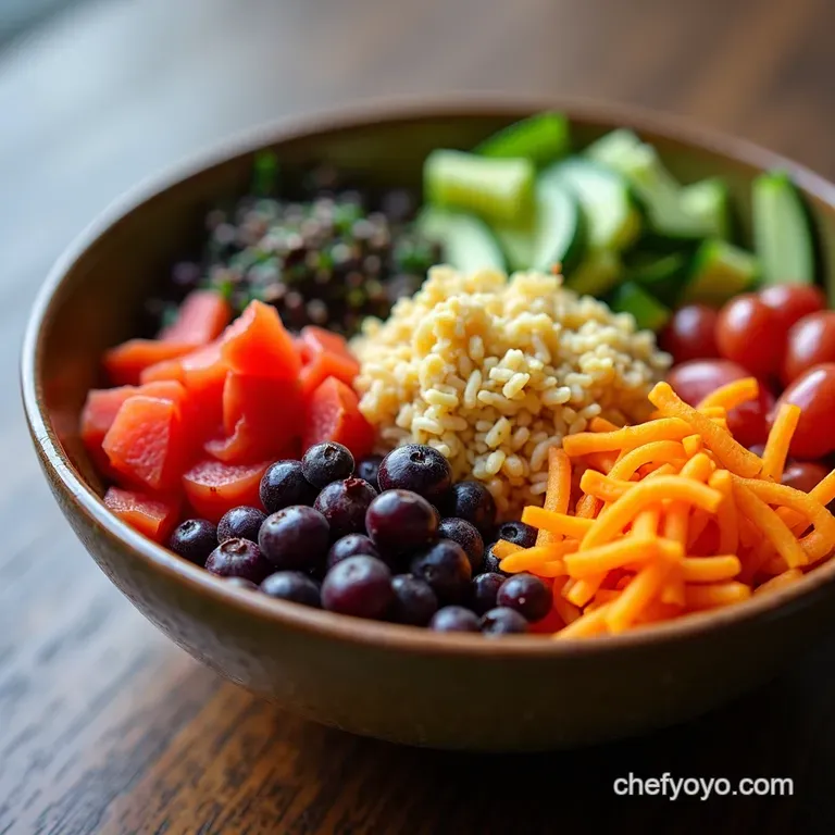 Rainbow Buddha Bowl with Peanut Dressing