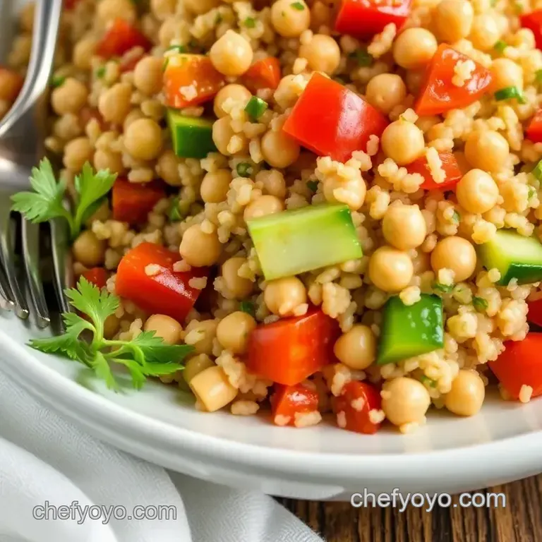 Nourishing Quinoa Salad for Scoliosis Support presentation