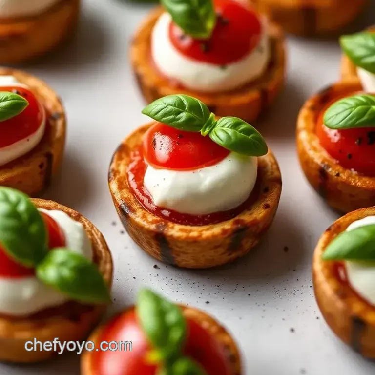 7 Exquisite Mediterranean Caprese Bites presentation