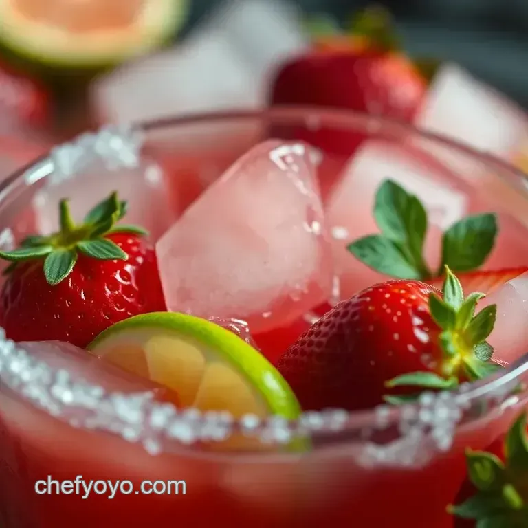 Easy & Refreshing Strawberry Daiquiri Cocktail Mix – A Summer Favorite!