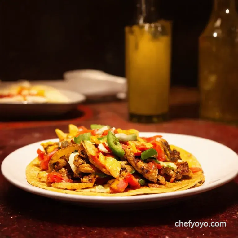 Restaurantworthy Chicken Fajitas presentation