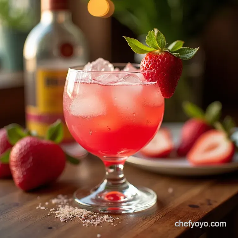 Rhubarb Gin Fizz a Tart Refreshing Spring Cocktail presentation