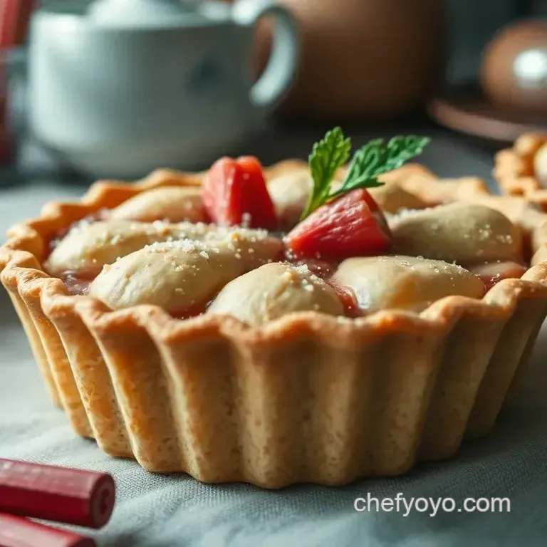 Rhubarb Pie Delight: A Classic British Treat
