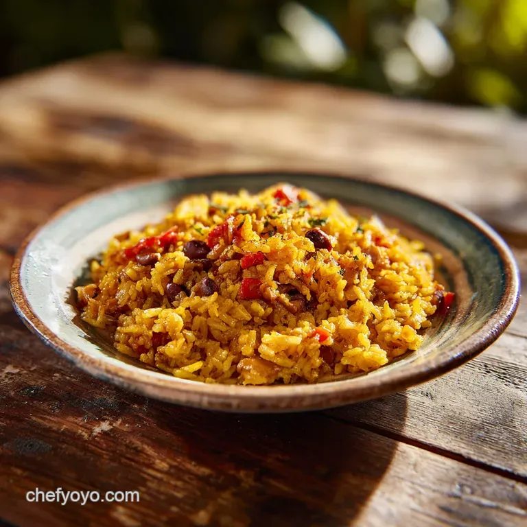 Rice With Pigeon Peas: Fluffy Puerto Rican Feast
