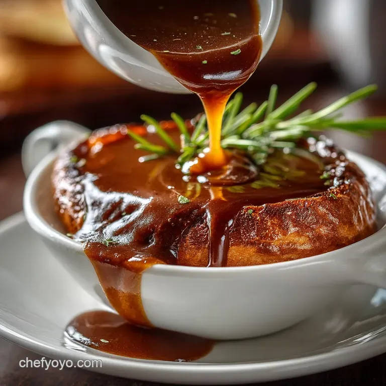 Brown Gravy: Ultimate Rich Silky Roast Staple presentation