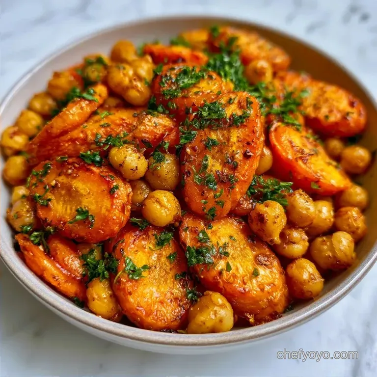 Roasted Carrot Veggie Bowl: Caramelized and Zesty