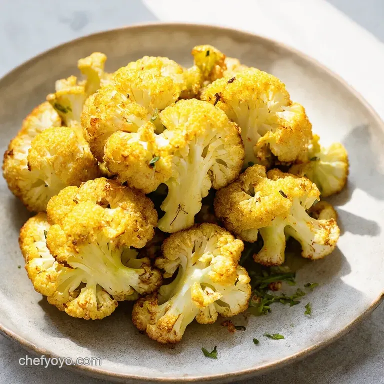 Roasted Cauliflower with LemonHerb Gremolata