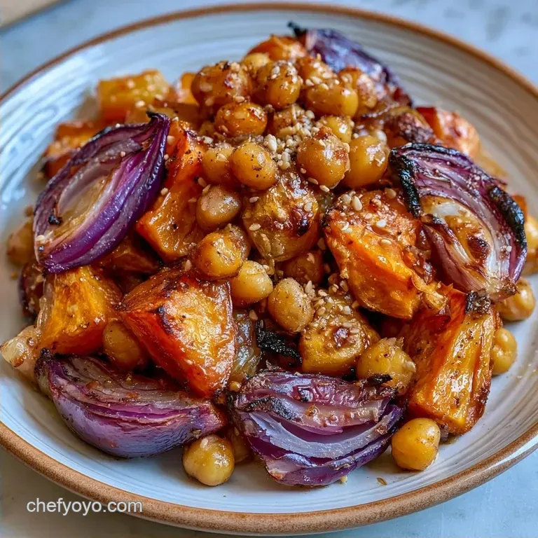 Roasted Chickpea Harvest Bowl: Crispy and Hearty