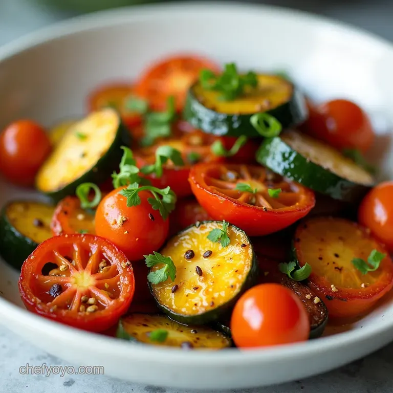 Roasted Keto Rainbow Veggies with HerbGarlic Butter