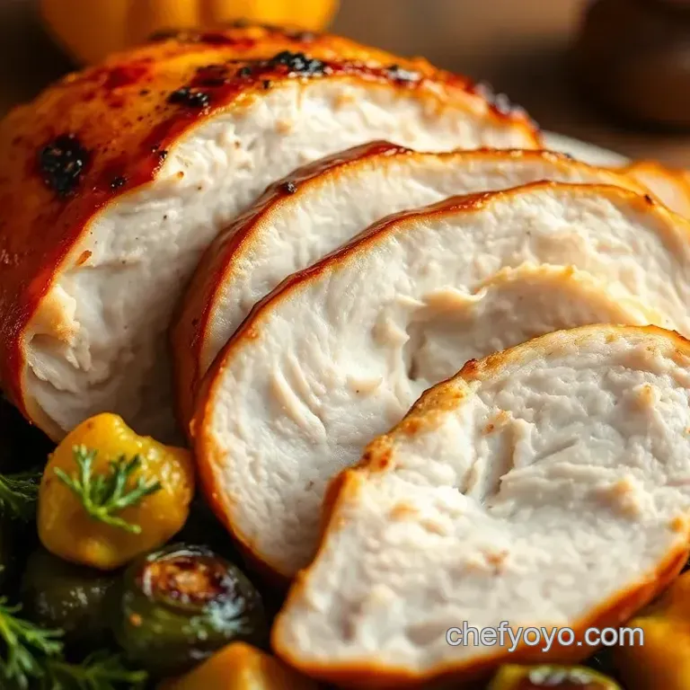 Roasted Turkey Breast with Maple-Glazed Brussels Sprouts