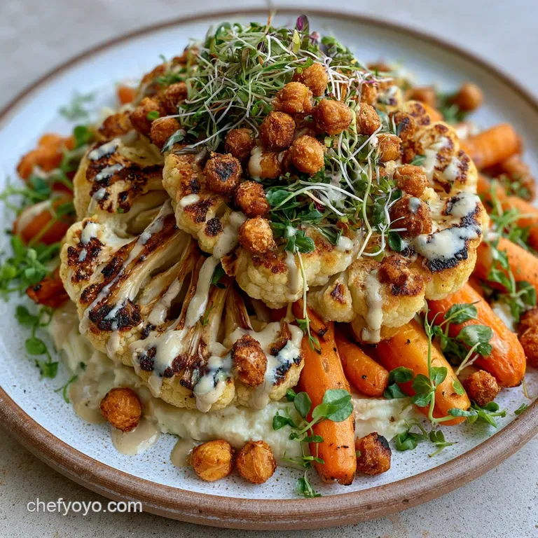 Roasted Veggies Tahini Sauce: Velvety and Charred